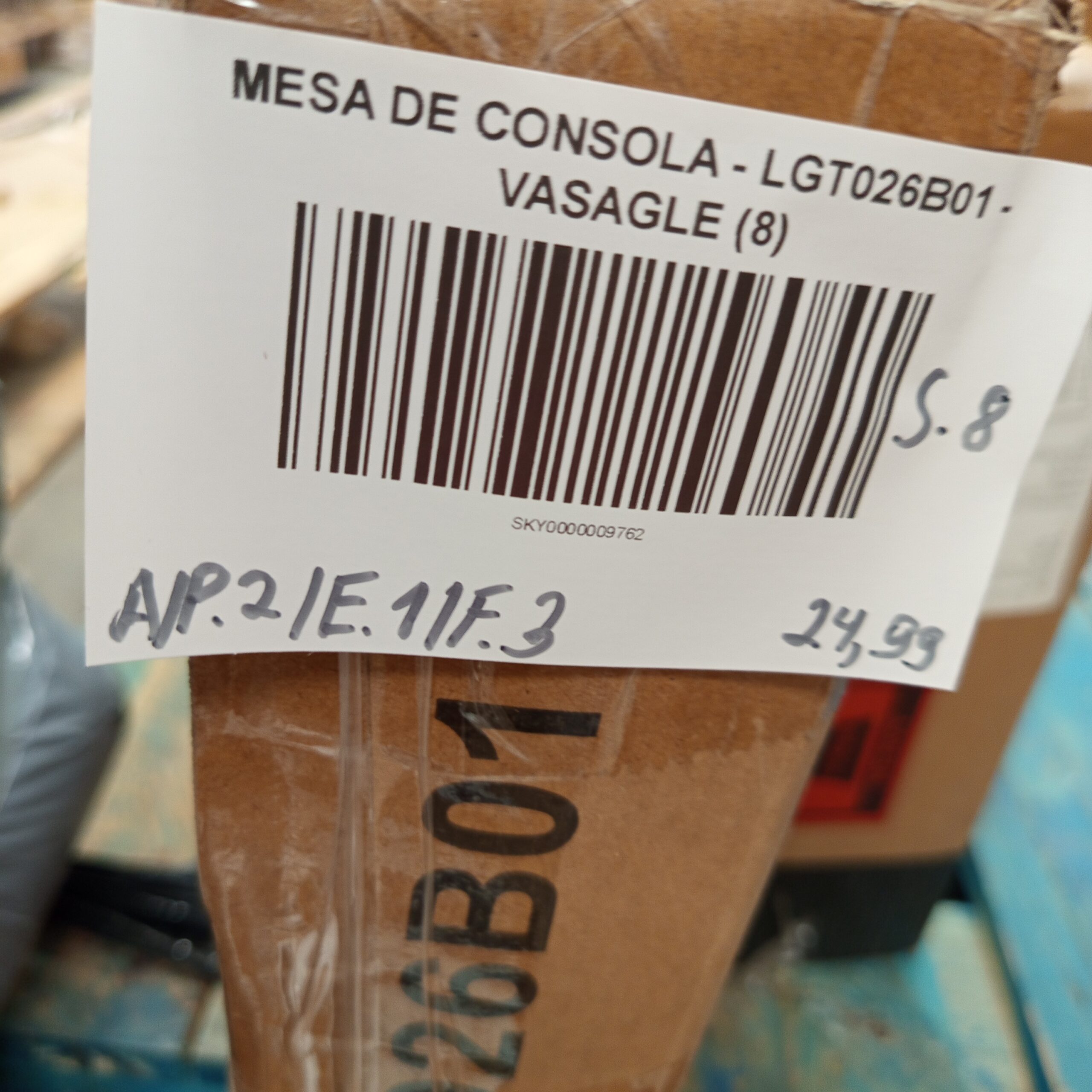 Mesa de Consola - LGT026B01 - VASAGLE - Imagen 7