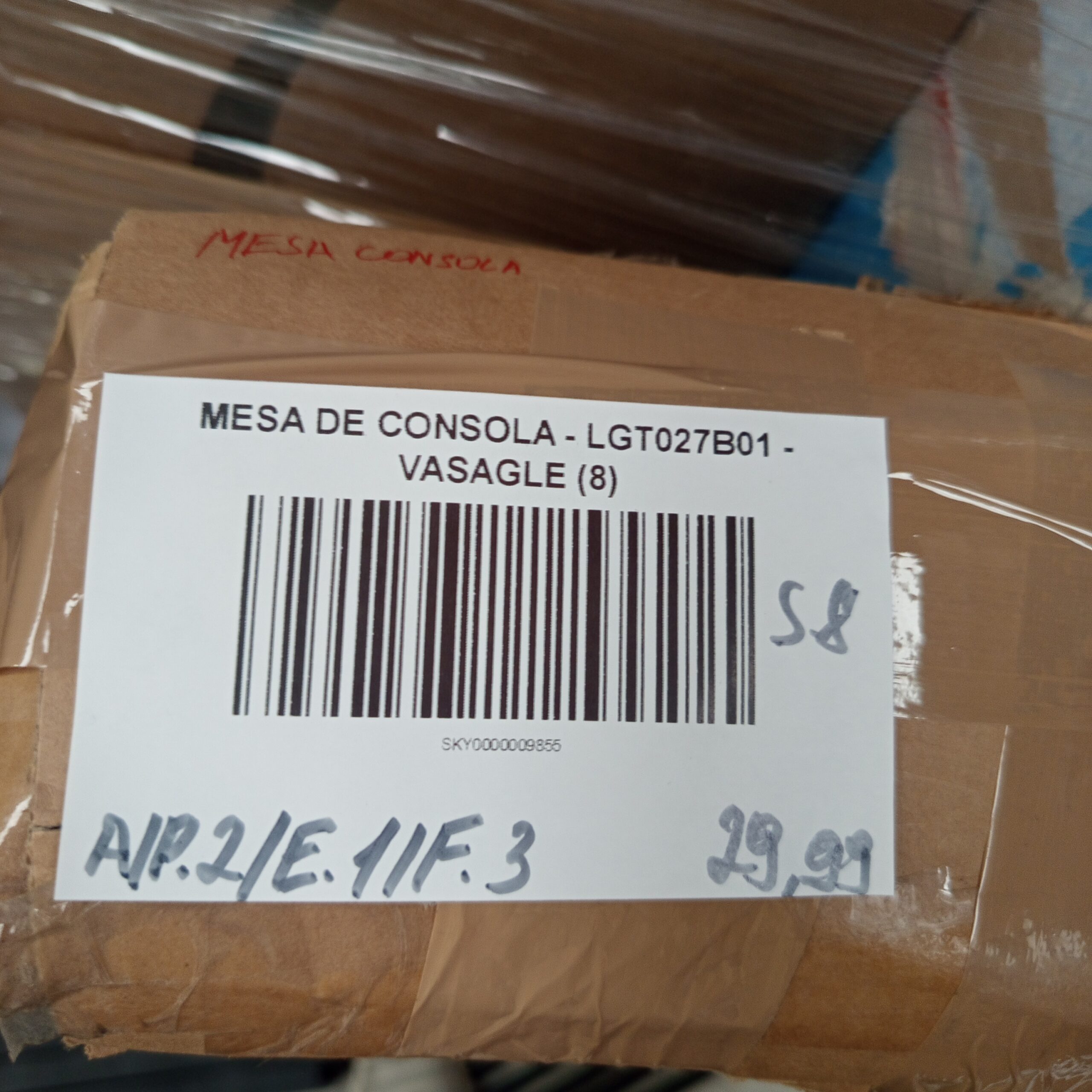 Mesa de Consola - LGT027B01 - VASAGLE - Imagen 7