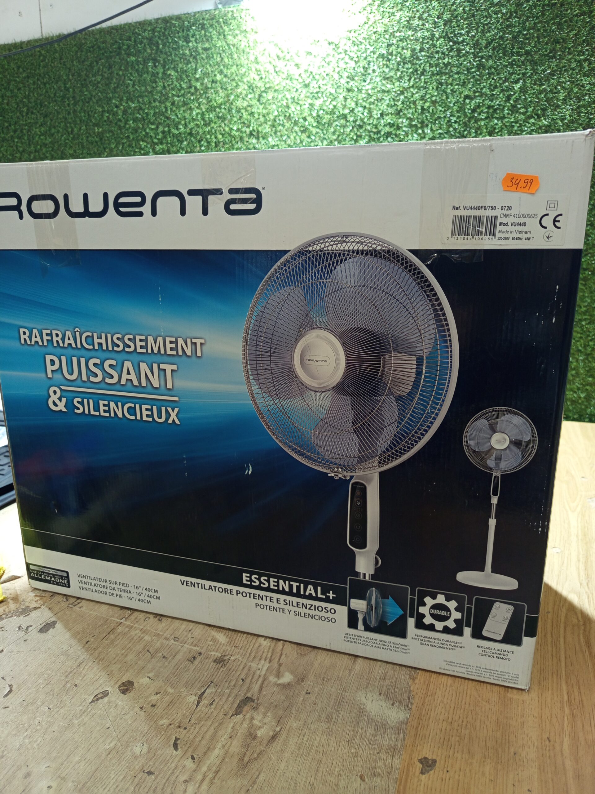 Rowenta Ventilador Essential + VU4440 - Imagen 7