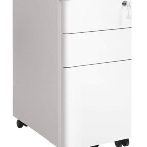 SONGMICS OFC030W01 ARCHIVADOR CON 3 CAJONES.