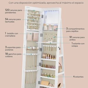 Armario de Joyas - JJC007W02 - SONGMICS