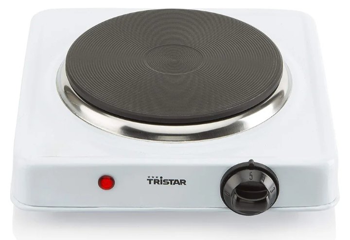 Tristar Hornillo Eléctrico, 1000W, 15 cm, 5 Niveles de Temperatura