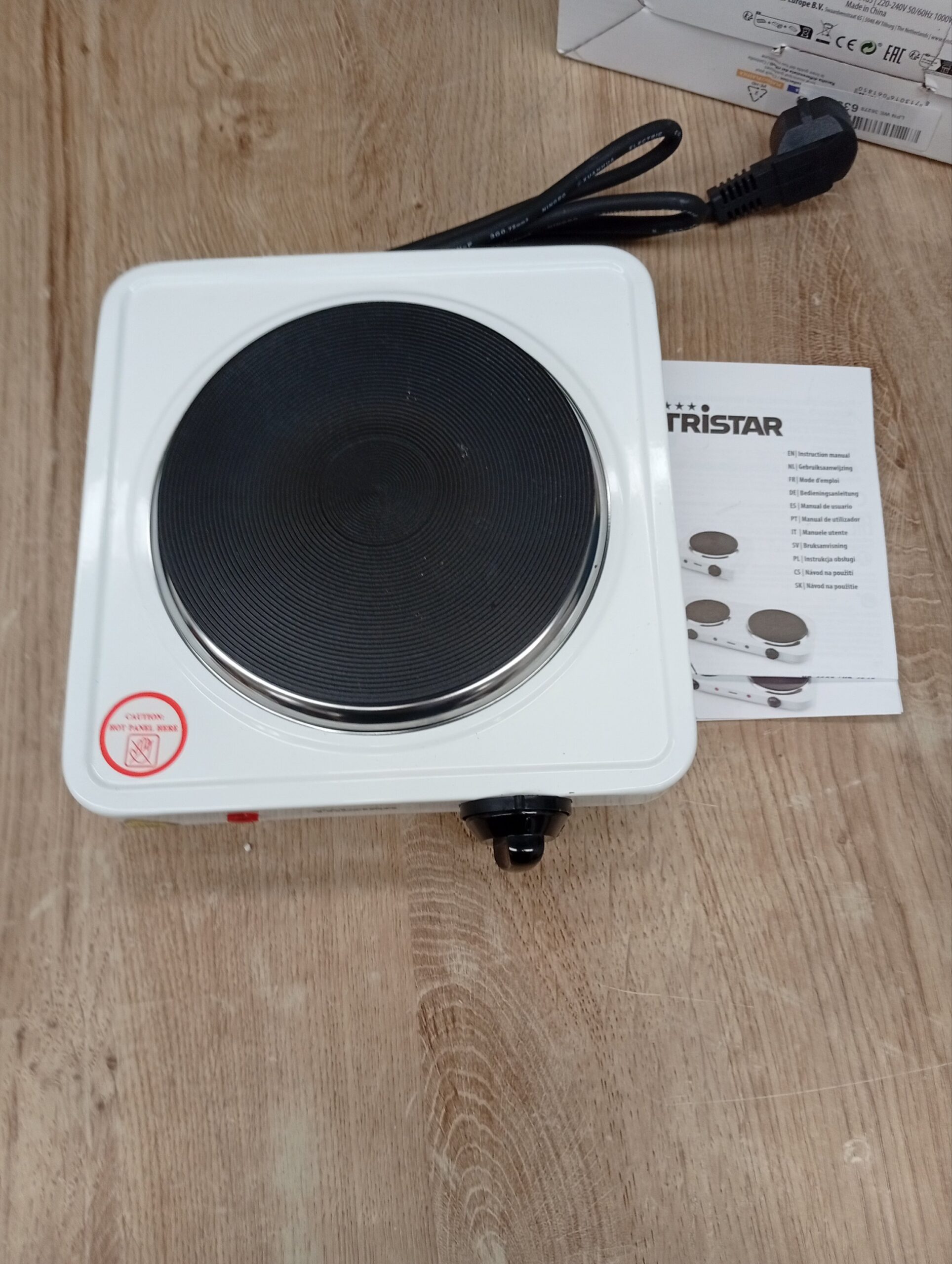 Tristar Hornillo Eléctrico, 1000W, 15 cm, 5 Niveles de Temperatura - Imagen 4