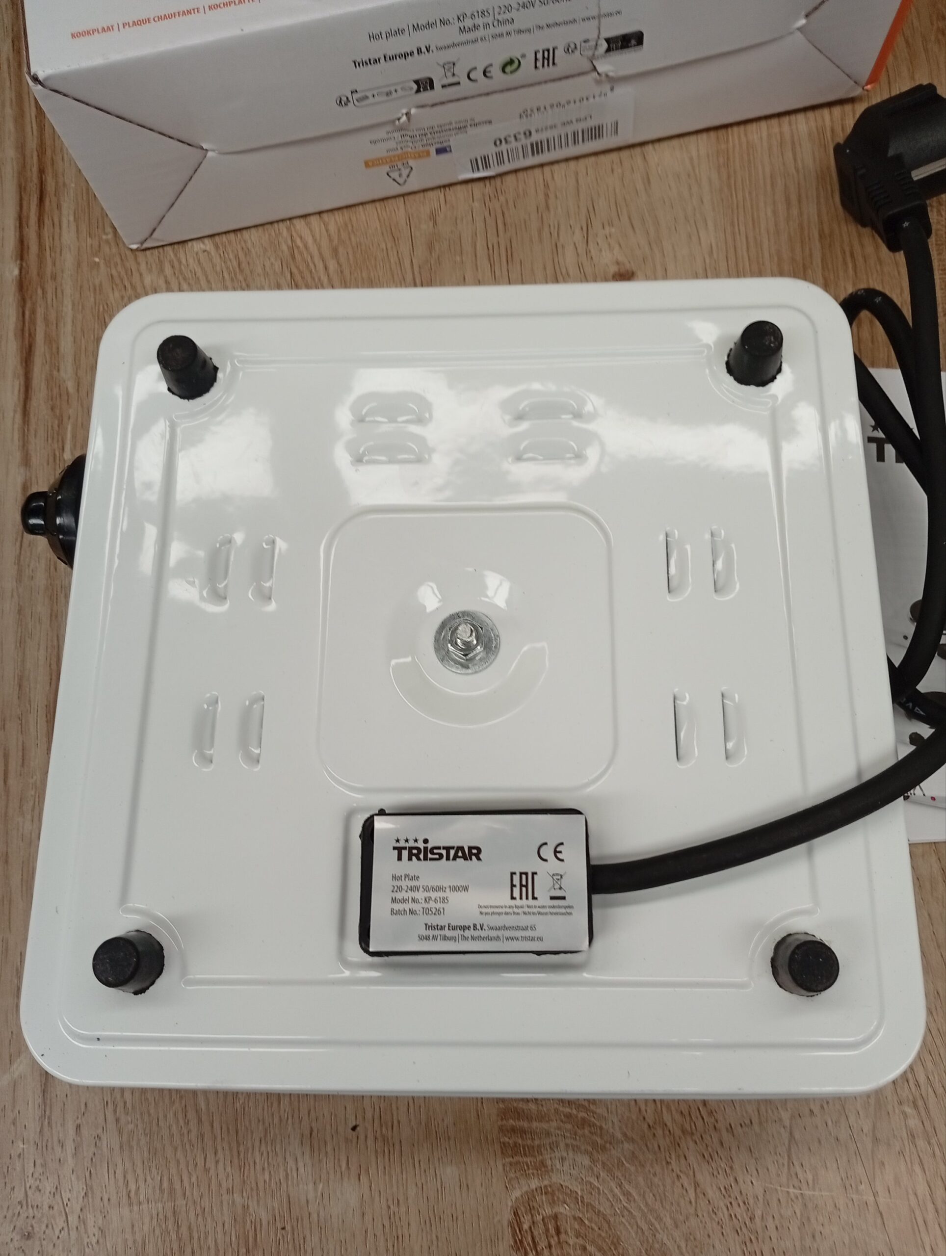Tristar Hornillo Eléctrico, 1000W, 15 cm, 5 Niveles de Temperatura - Imagen 5
