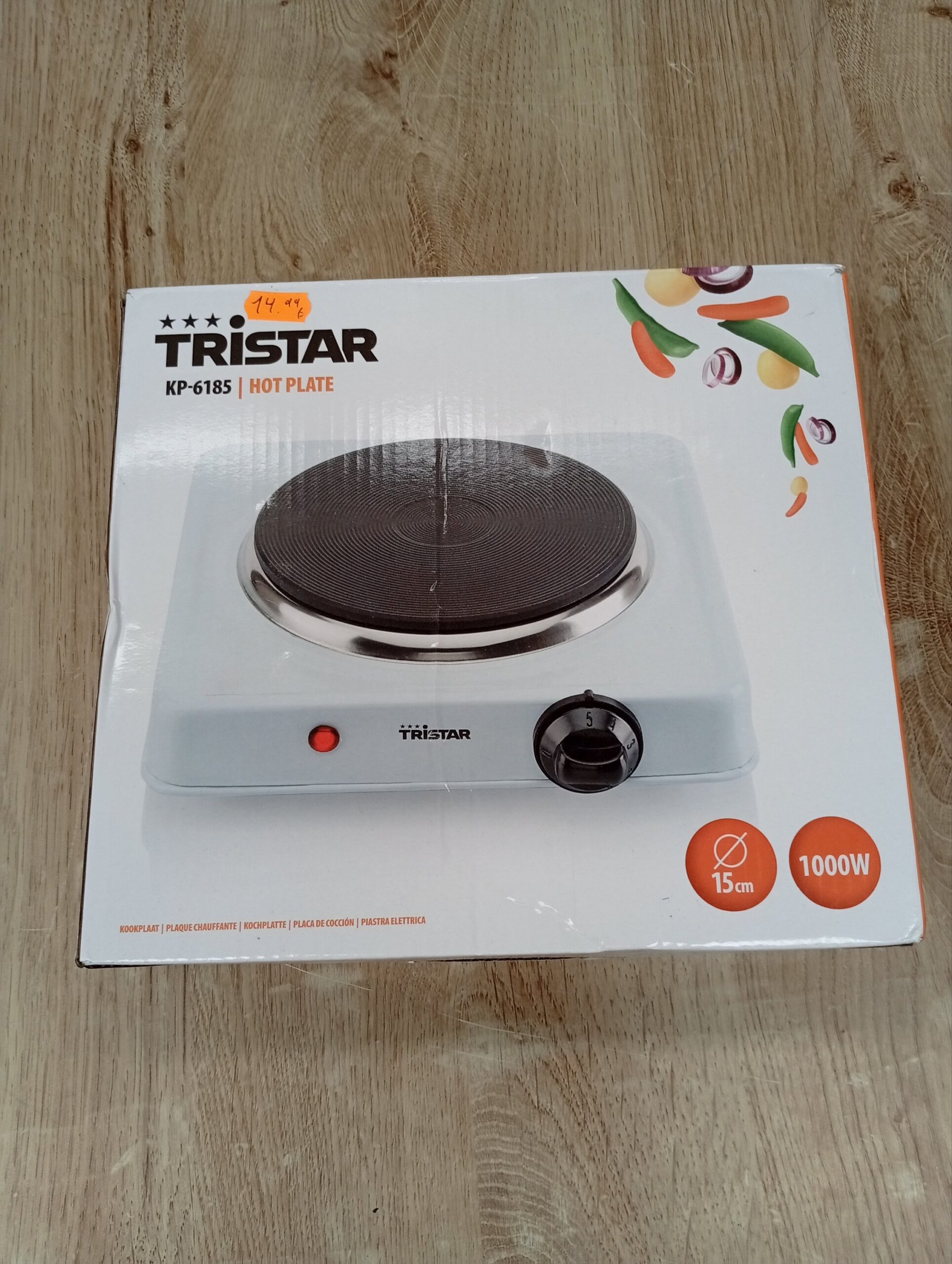Tristar Hornillo Eléctrico, 1000W, 15 cm, 5 Niveles de Temperatura - Imagen 6
