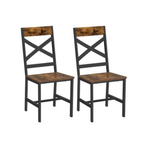 VASAGLE LDC094B01,  2 Silla de Comedor.