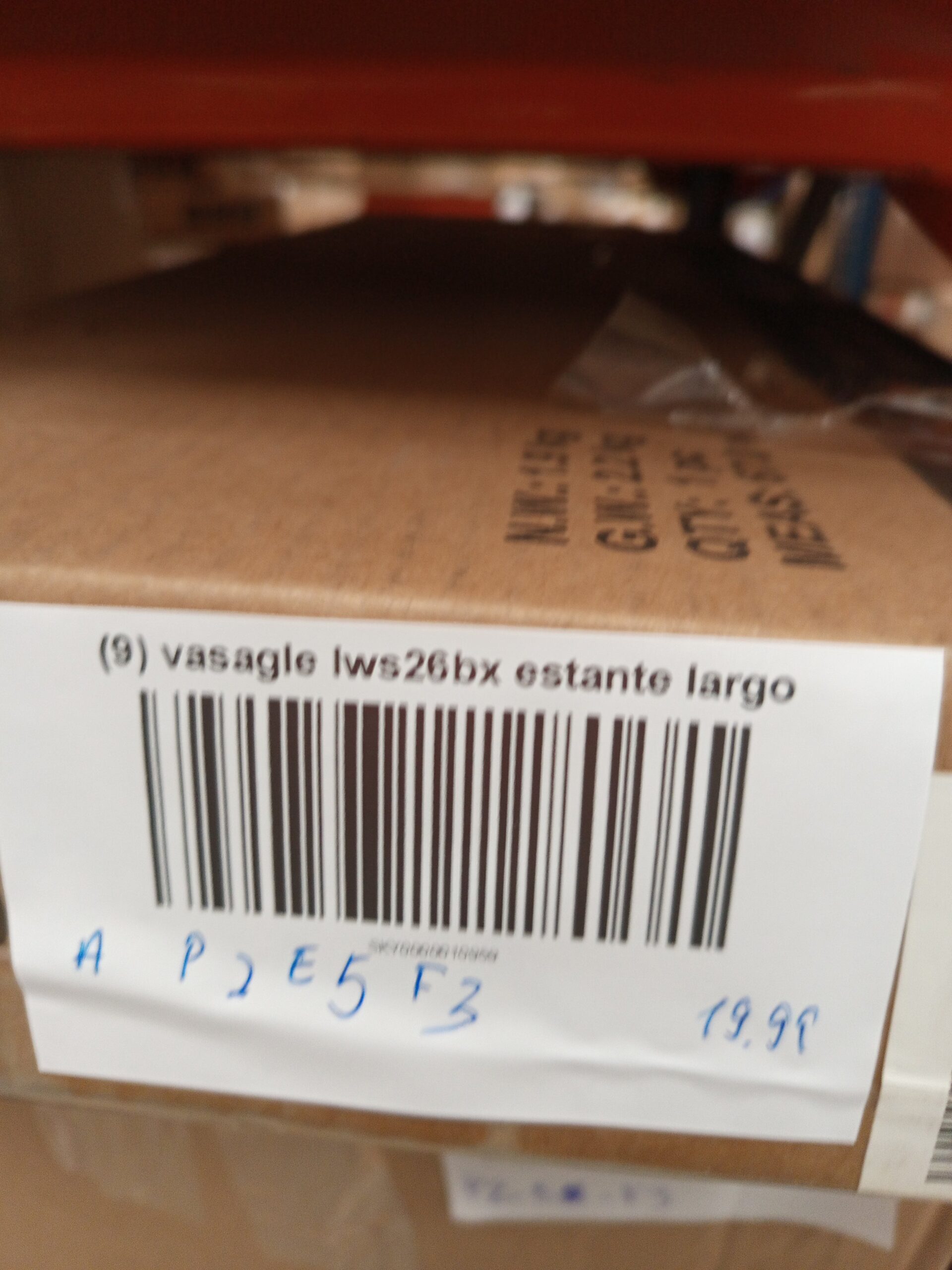 VASAGLE Estante Flotante Marrón Rústico LWS26BX - Imagen 5
