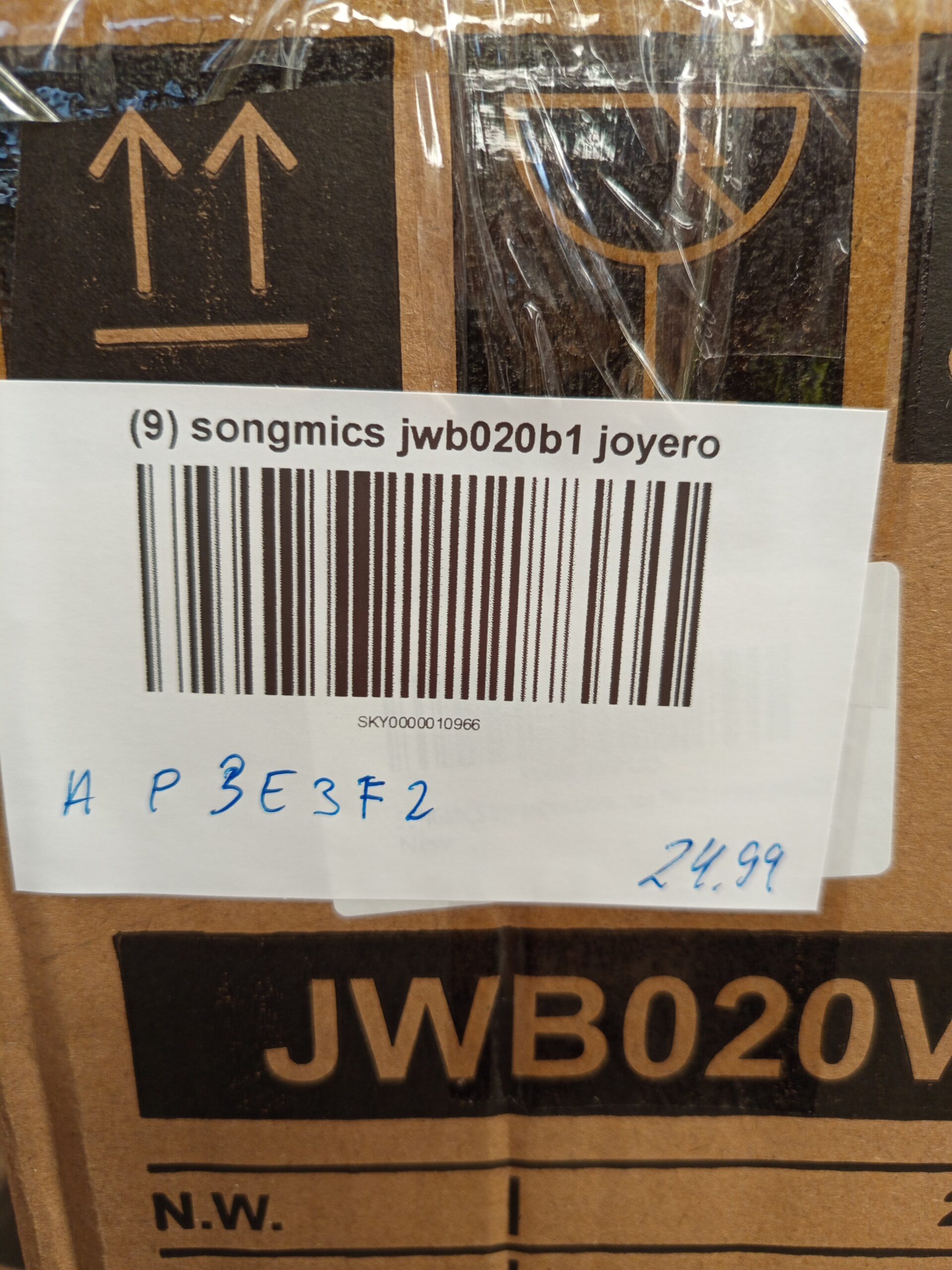 SONGMICS Caja de Relojes JWB020B01 - Imagen 9