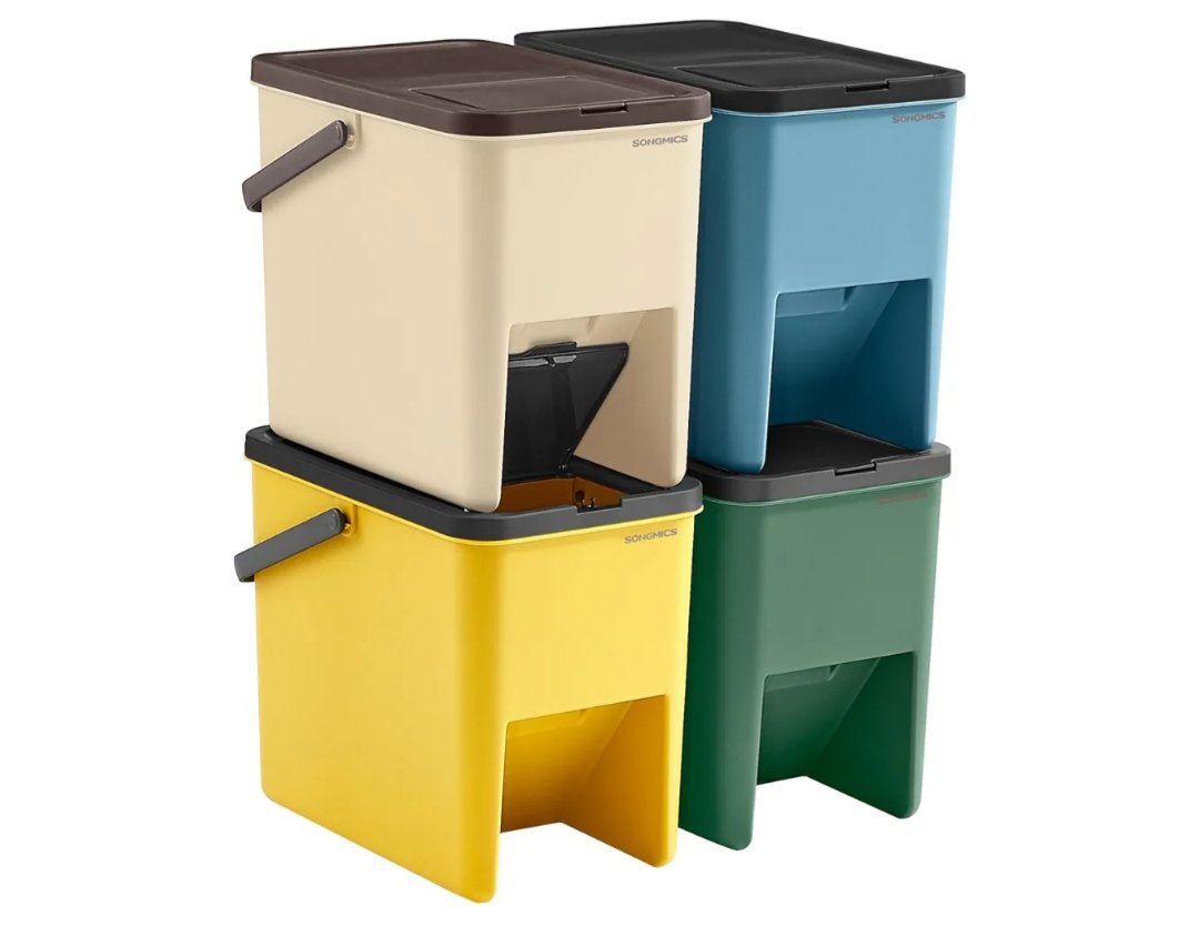 SONGMICS Cubo de Basura LTB760Q01