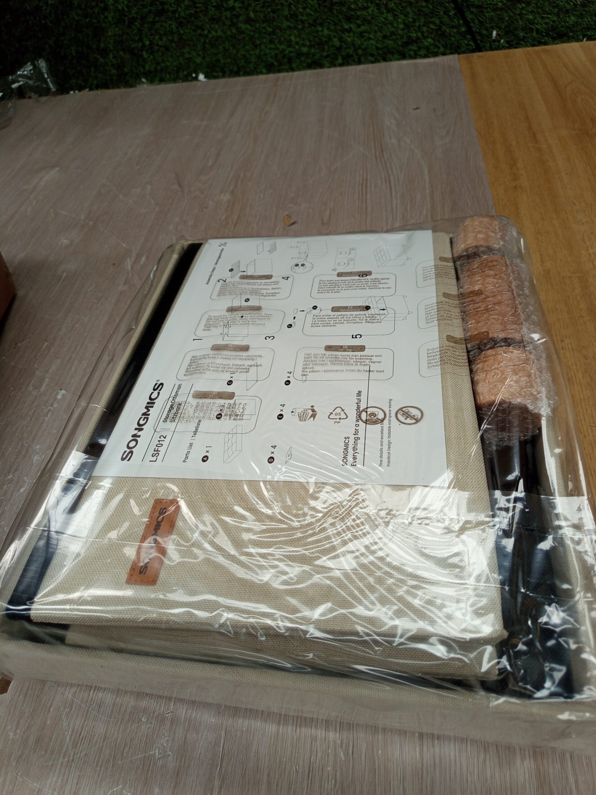 SONGMICS Puff Almacenaje LSF012W11 - Imagen 5
