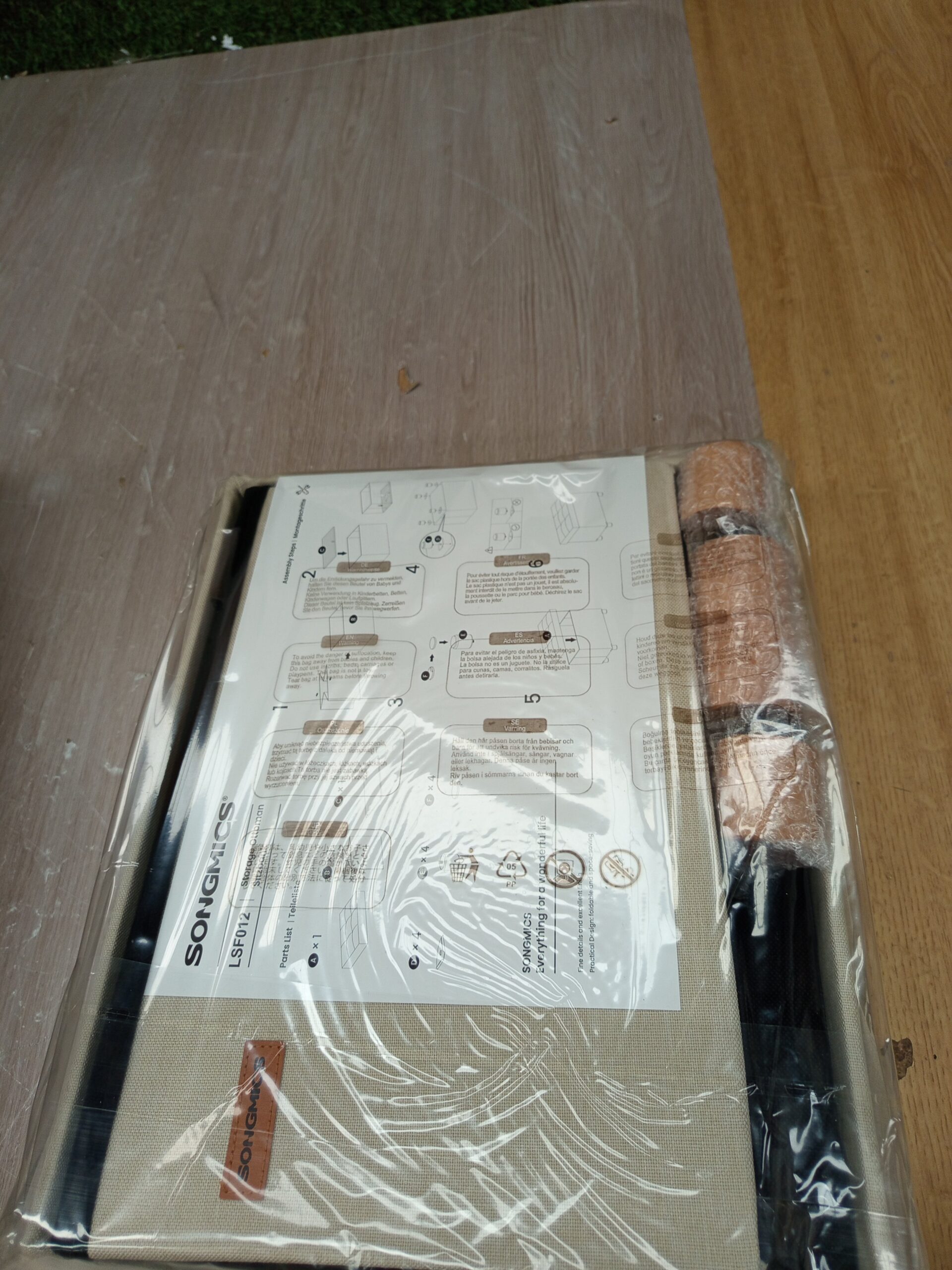 SONGMICS Puff Almacenaje LSF012W11 - Imagen 6
