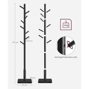 Perchero VASAGLE de madera RCR010B01
