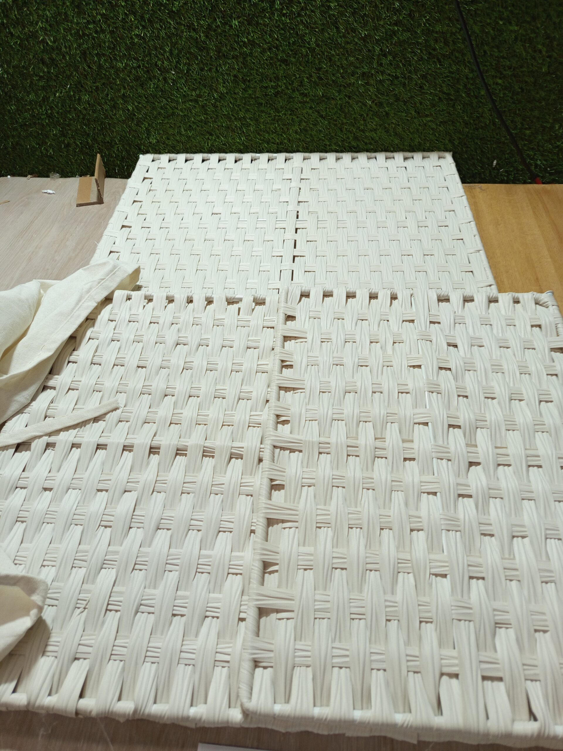 Cesta de ropa de ratán, Songmics LCB051W01V1. - Imagen 4
