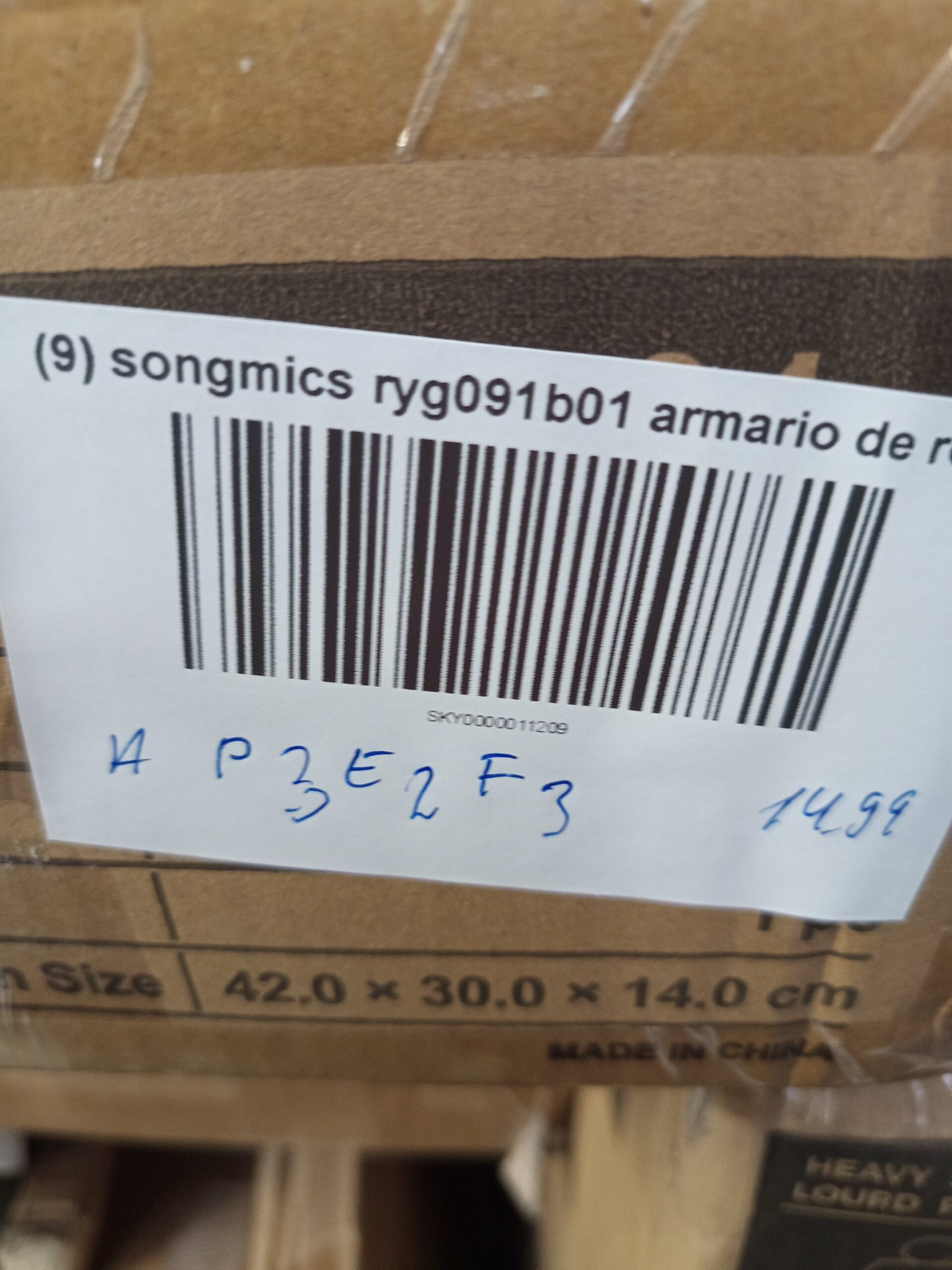 SONGMICS Armario, 2 Barras de Ropa RYG091B01 - Imagen 6