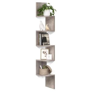 VASAGLE Estante esquinero Lbc072m01
