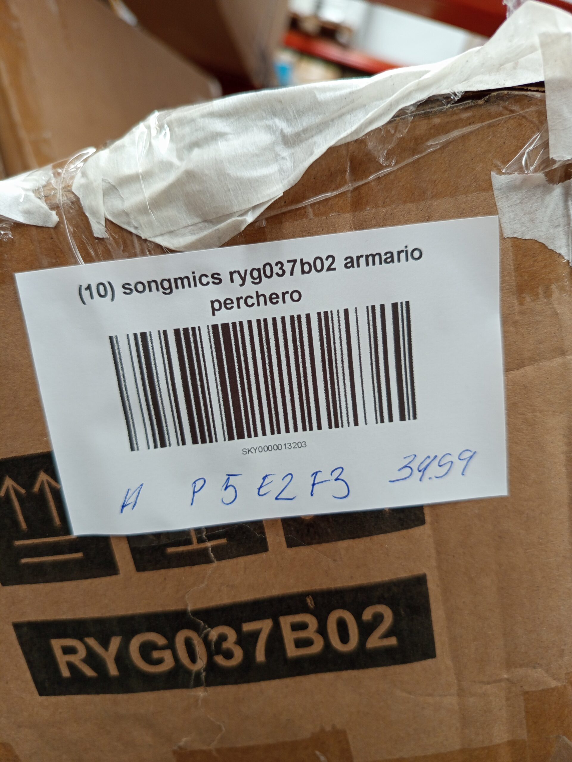 SONGMICS Armario, Perchero RYG037B02 - Imagen 7