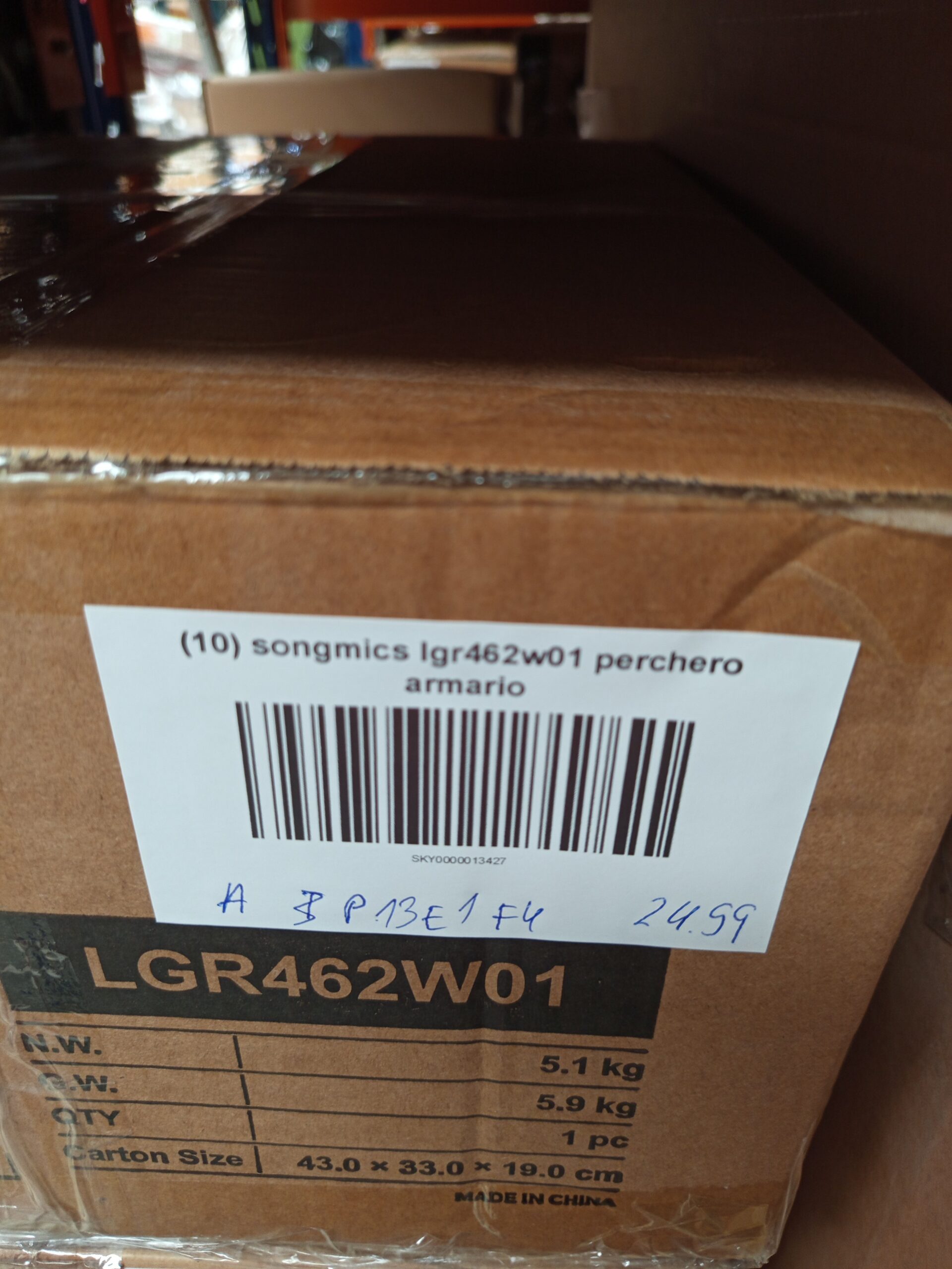 SONGMICS - Perchero, Armario Abierto - LGR462W01. - Imagen 7