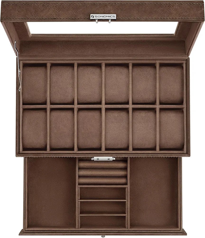 SONGMICS JWB012K01V1 CAJA DE RELOJ