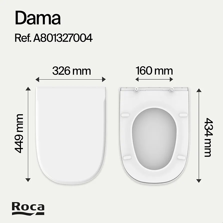 Tapa y asiento - Dama Retro A801327004 - Roca - Imagen 2