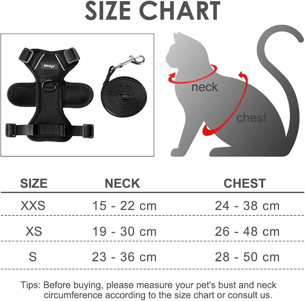 Arnés para Gato - 150cm - Wdmiya - Imagen 2