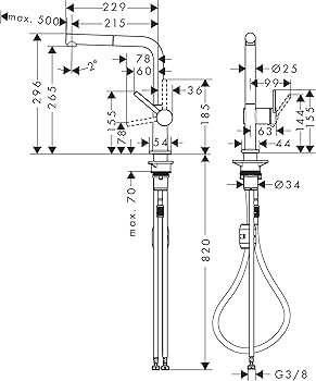 Grifo de cocina - Talis M54 - hansgrohe - Imagen 2