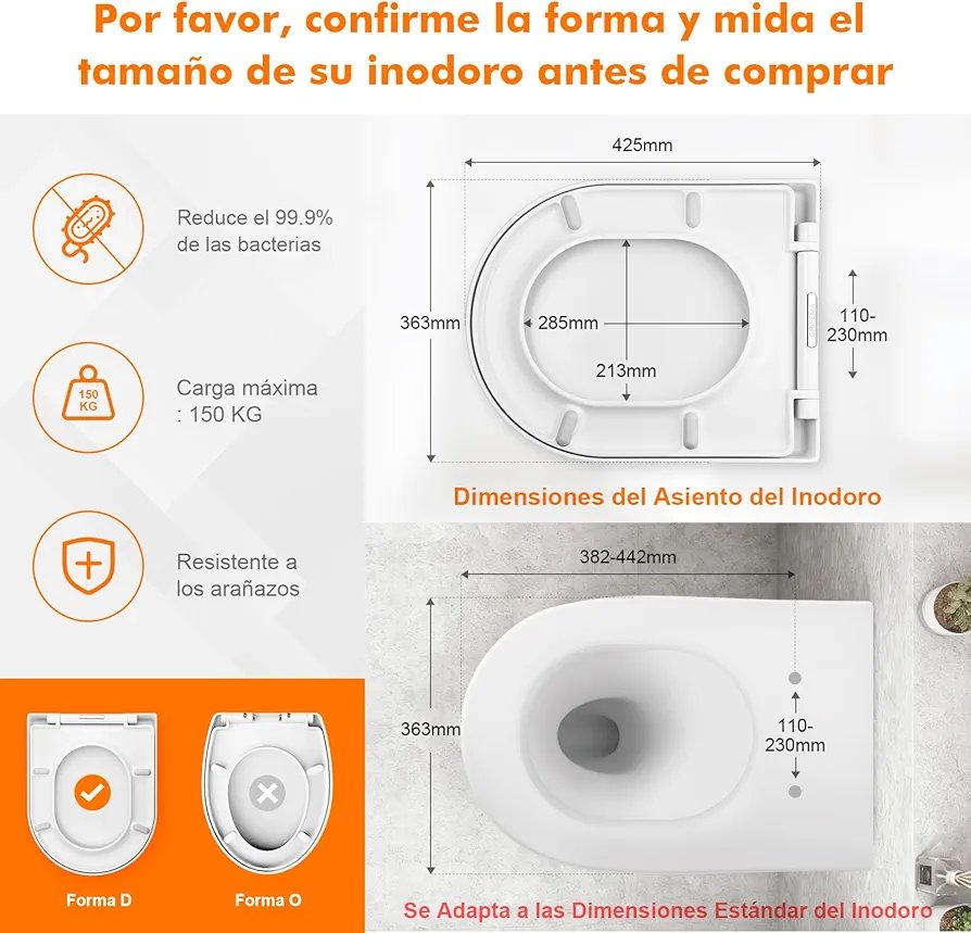 Tapa Inodoro Antibacteriano - G951 - GRIFEMA - Imagen 2