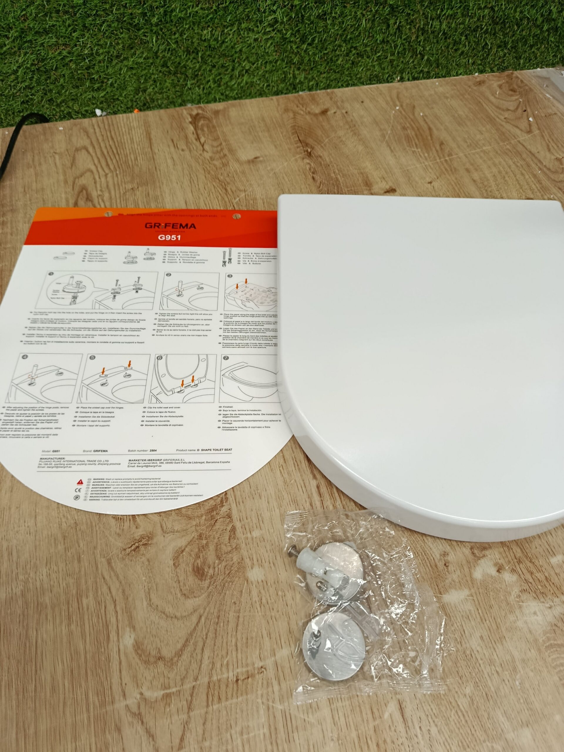 Tapa Inodoro Antibacteriano - G951 - GRIFEMA - Imagen 4