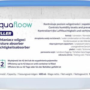 Deshumidificador - 400 ml 6 unds - Aquafloow.