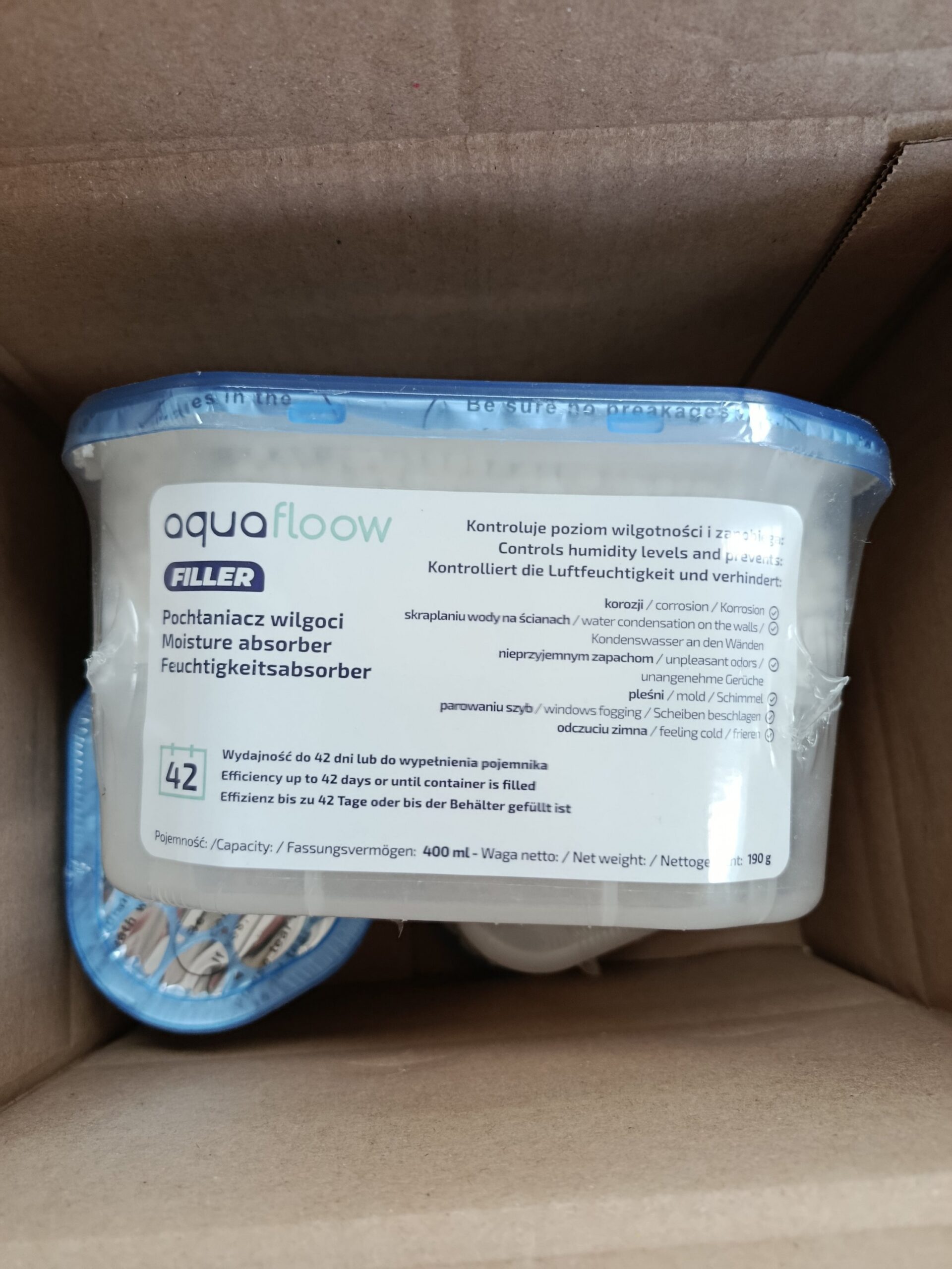 Deshumidificador - 400 ml 6 unds - Aquafloow. - Imagen 4