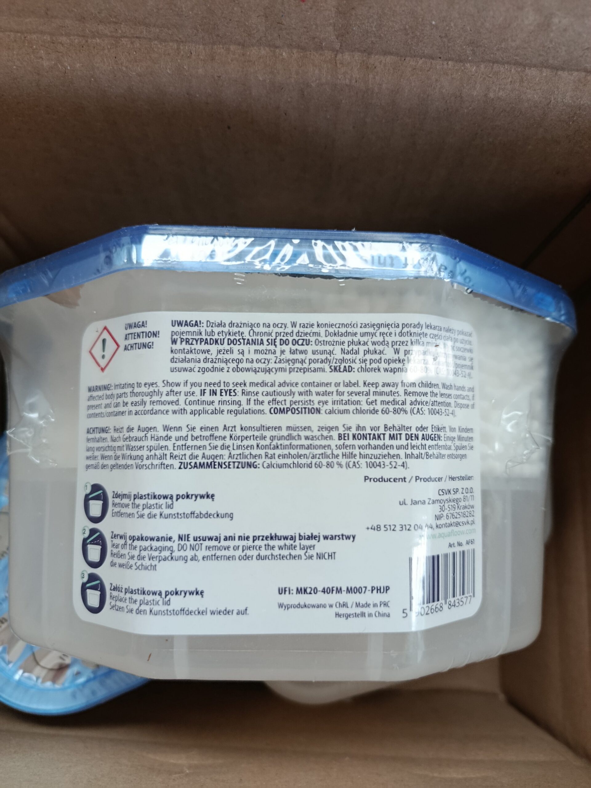 Deshumidificador - 400 ml 6 unds - Aquafloow. - Imagen 3