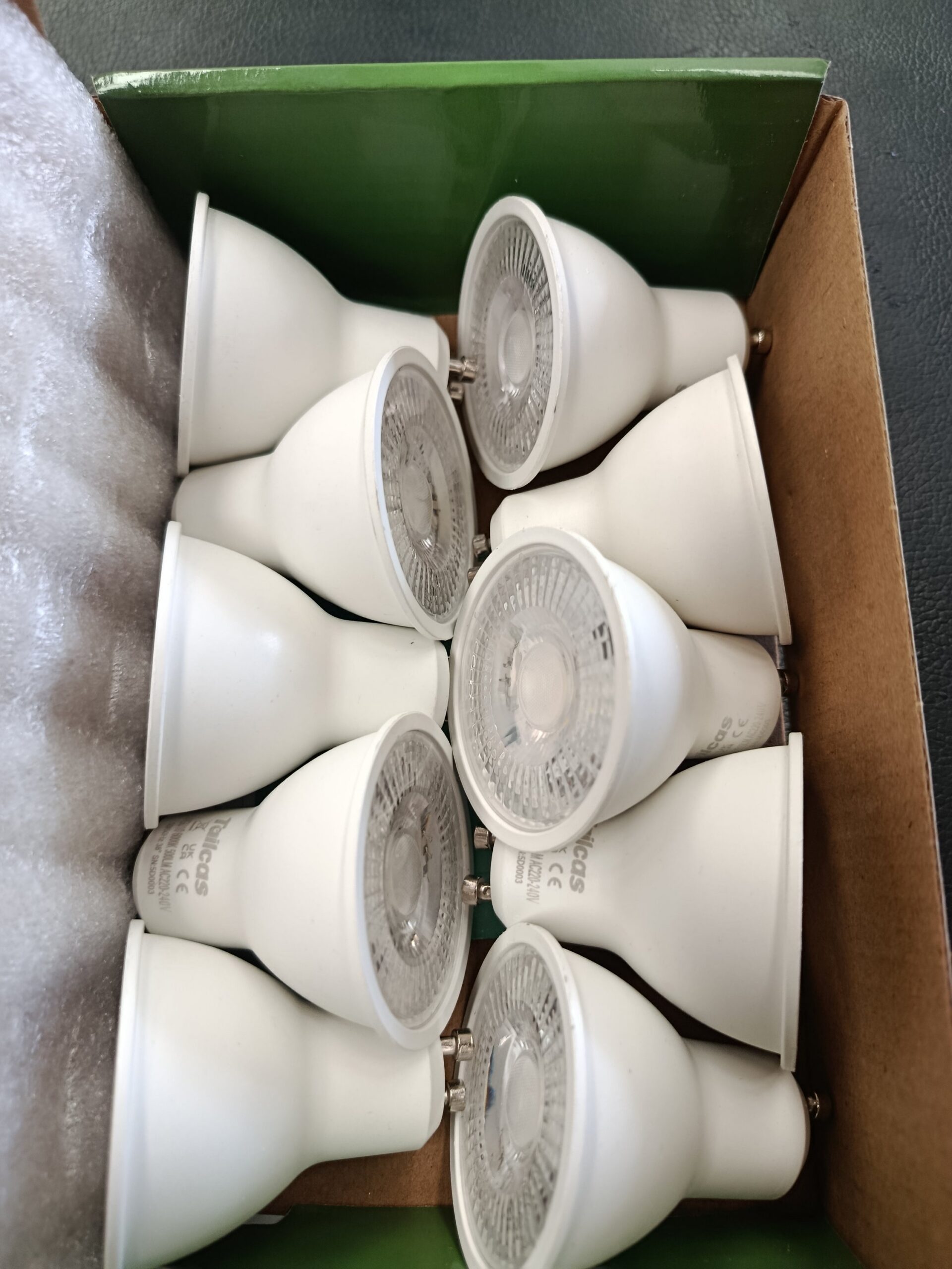 10 x Bombilla LED - GU10 7W - Tailcas - Imagen 6