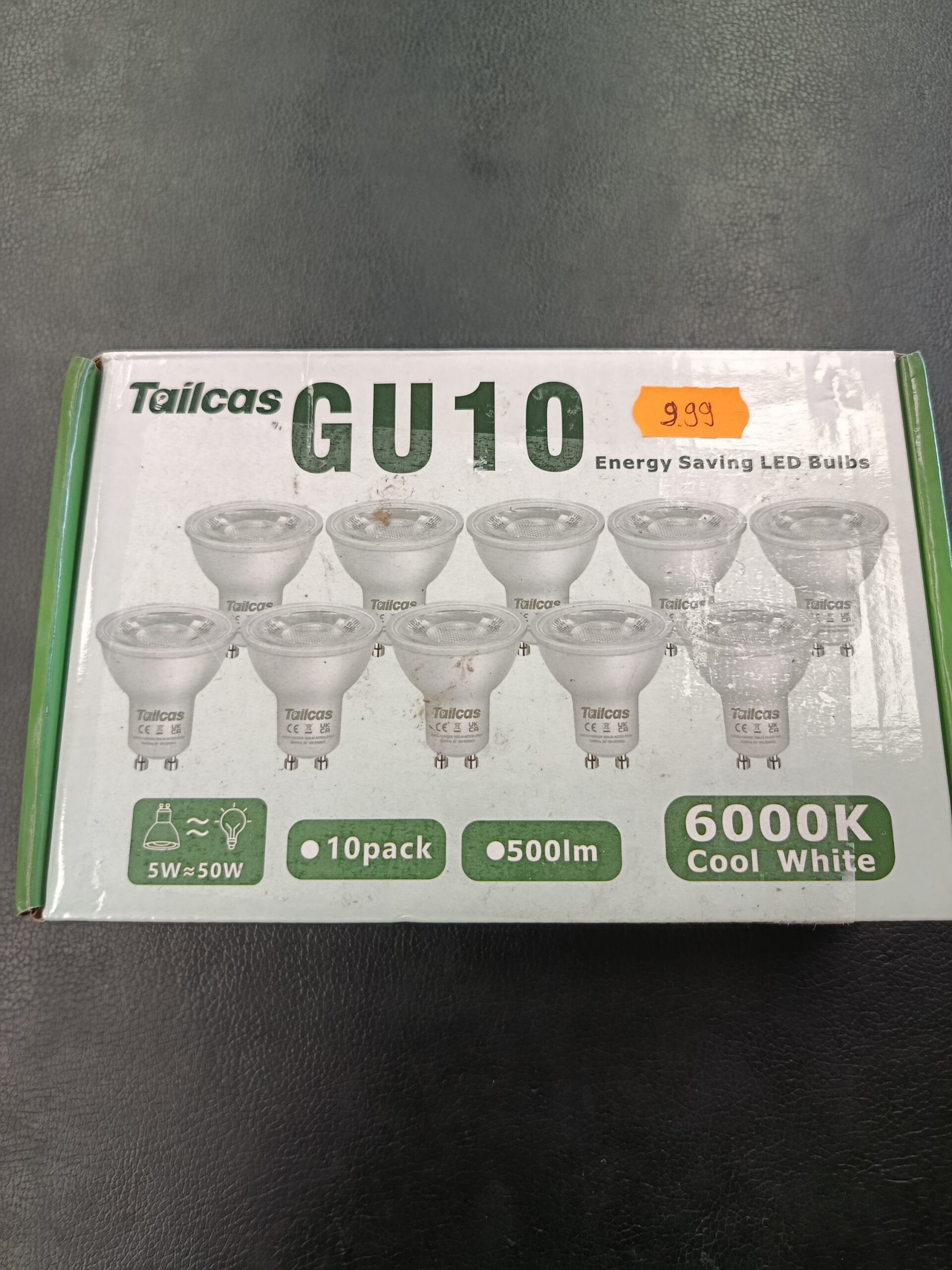 10 x Bombilla LED - GU10 7W - Tailcas - Imagen 8