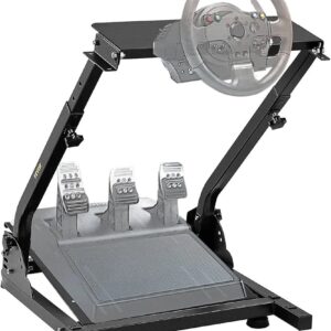 VEVOR SOPORTE para Volante de Carreras Ajustable y Plegable