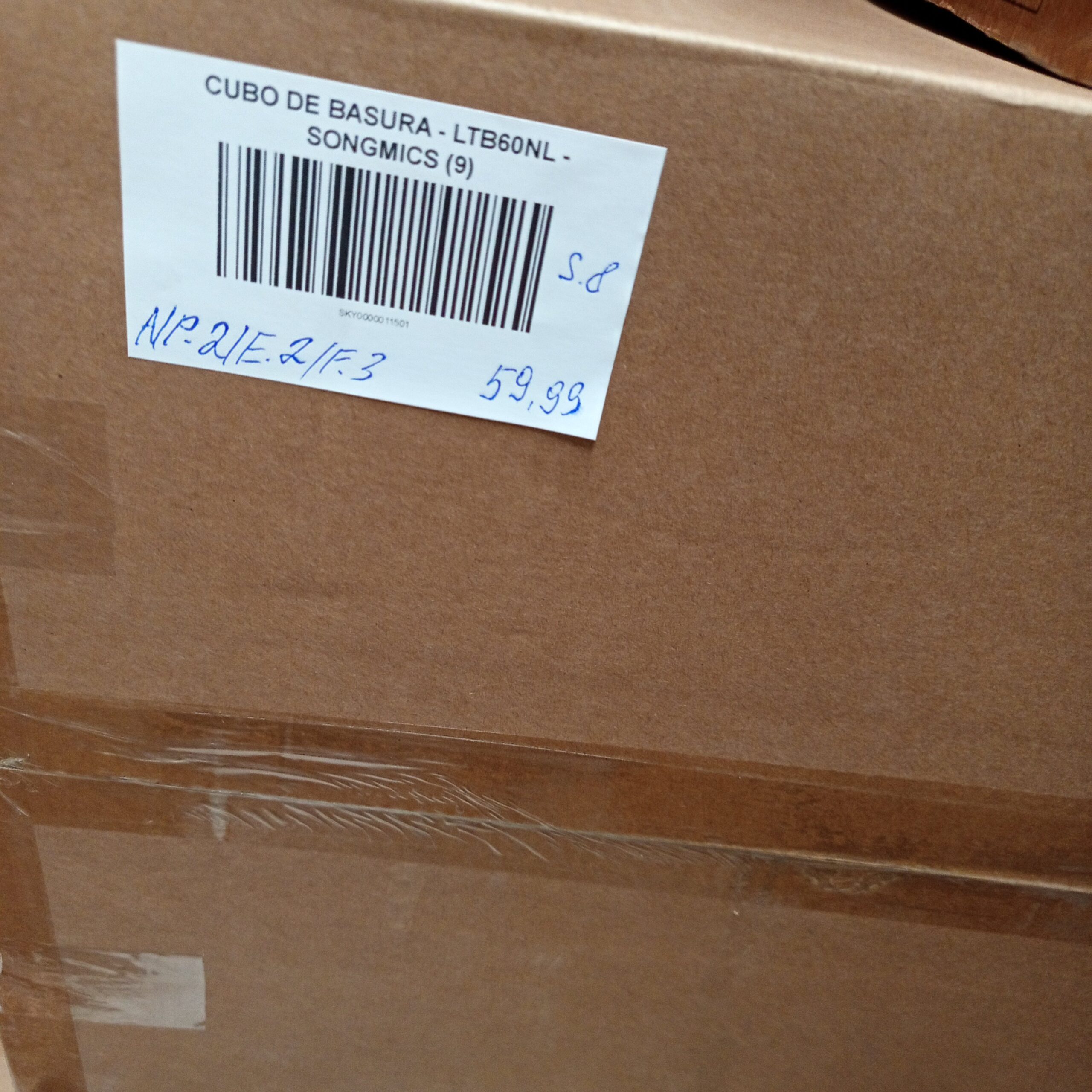 Cubo de basura - LTB60NL - SONGMICS. - Imagen 10