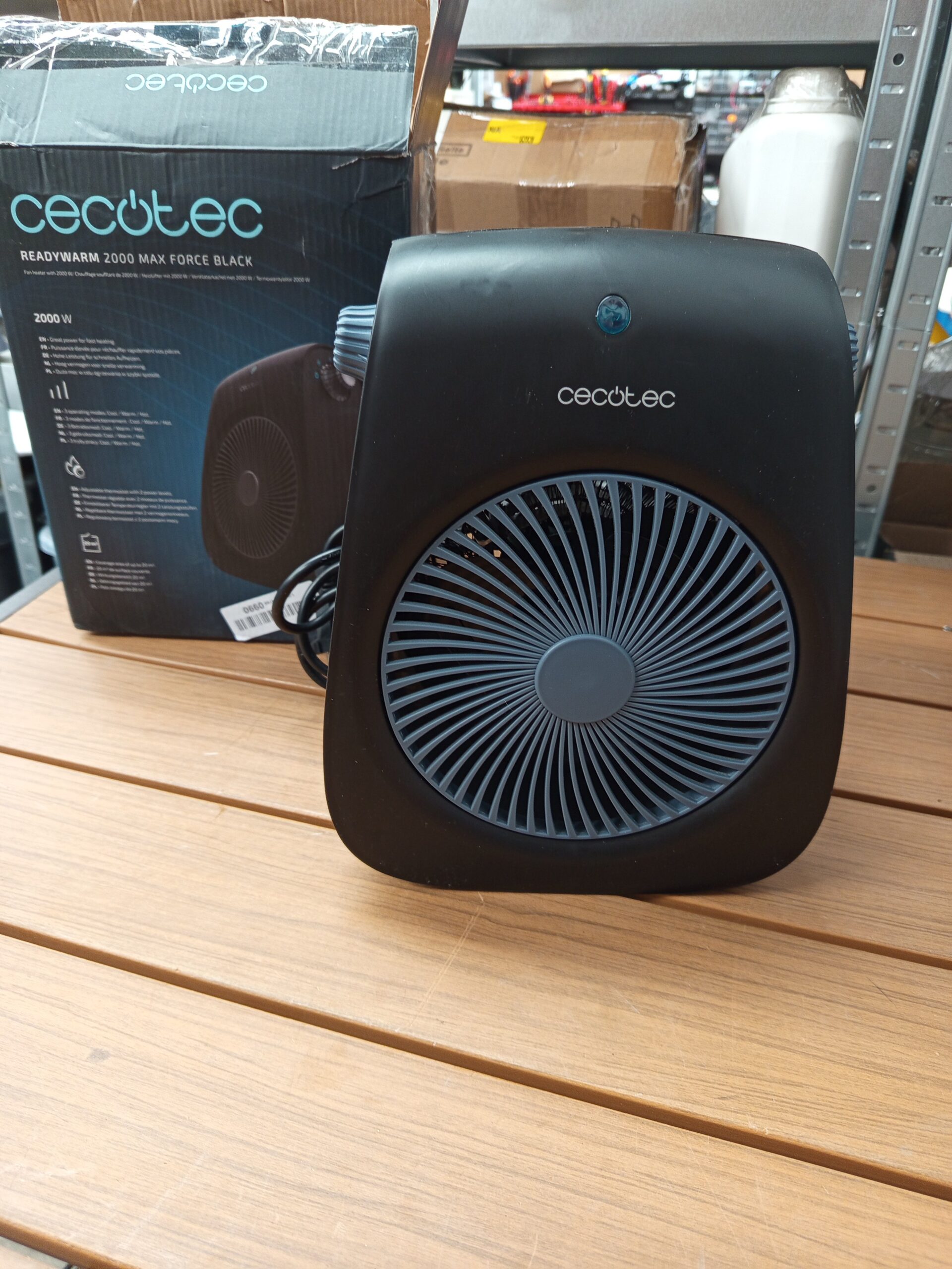 Termoventilador ReadyWarm 2000 Max Force Black - Imagen 7
