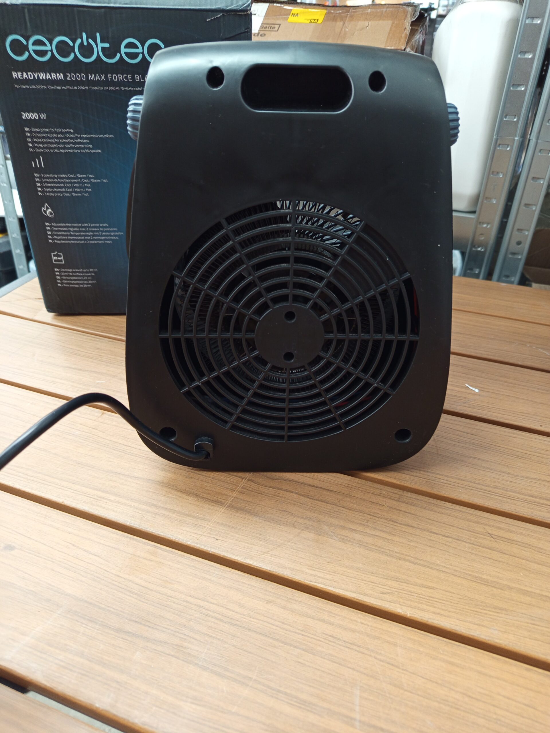 Termoventilador ReadyWarm 2000 Max Force Black - Imagen 5