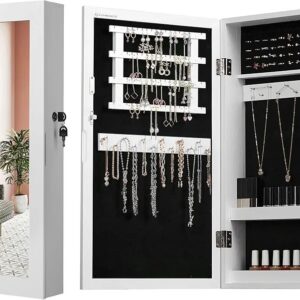 SONGMICS JBC51W ARMARIO JOYERO DE PARED