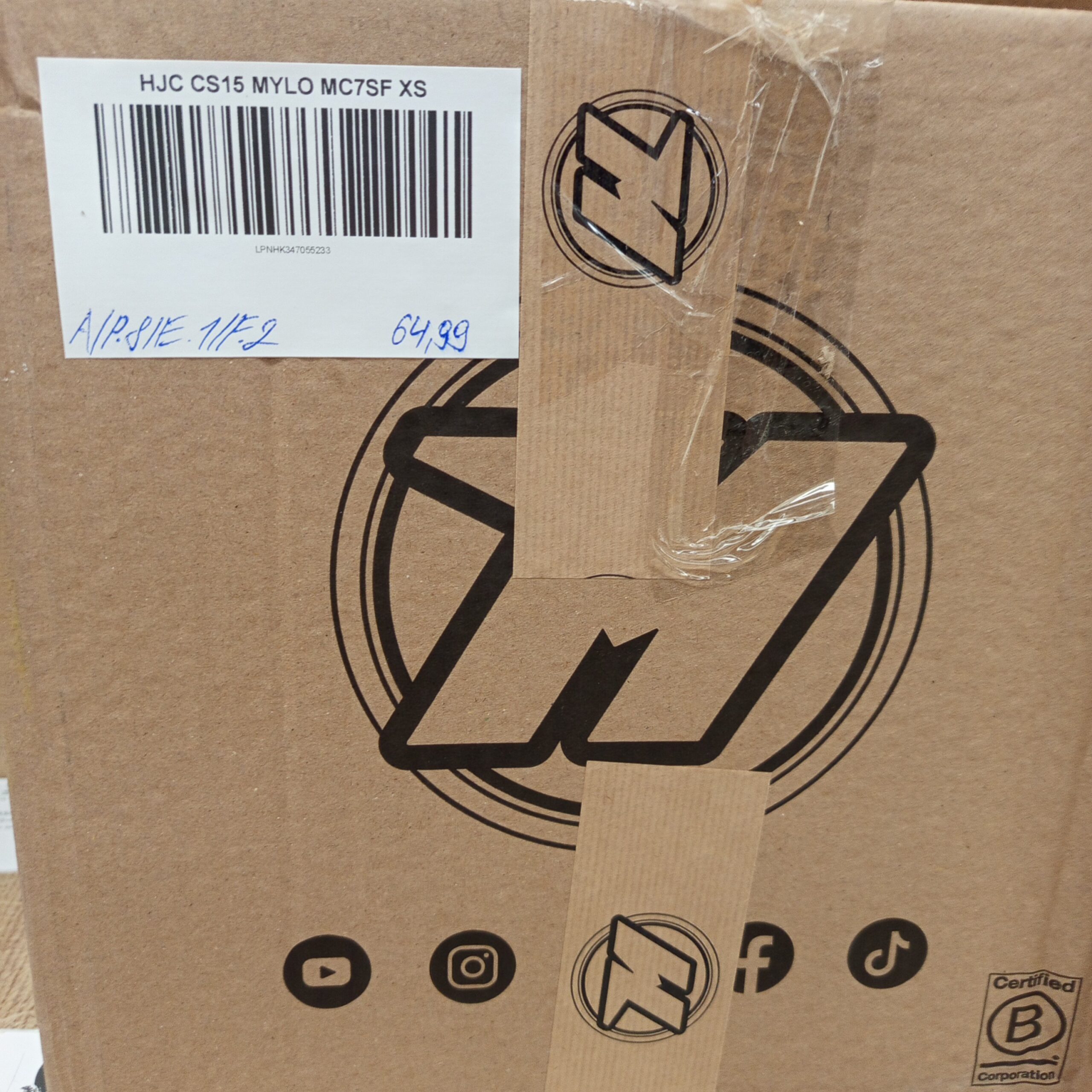 Casco de Moto XS - CS15 MYLO MC7SF - HJC - Imagen 7