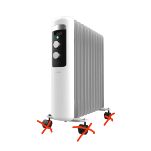 ReadyWarm 11050 Space White. Radiador Eléctrico de Aceite 2500w.