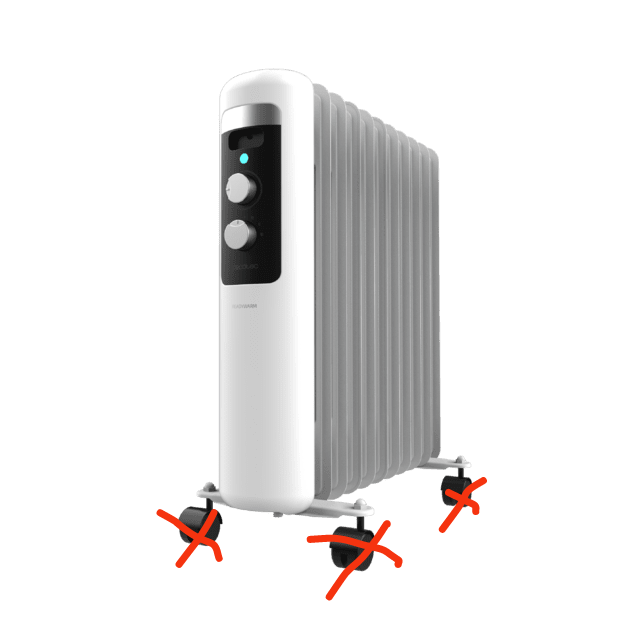 ReadyWarm 11050 Space White. Radiador Eléctrico de Aceite 2500w.