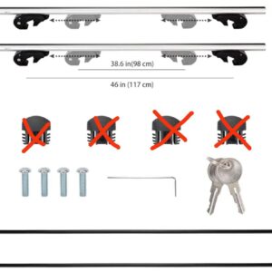 Amazon Basics portaequipajes de techo.