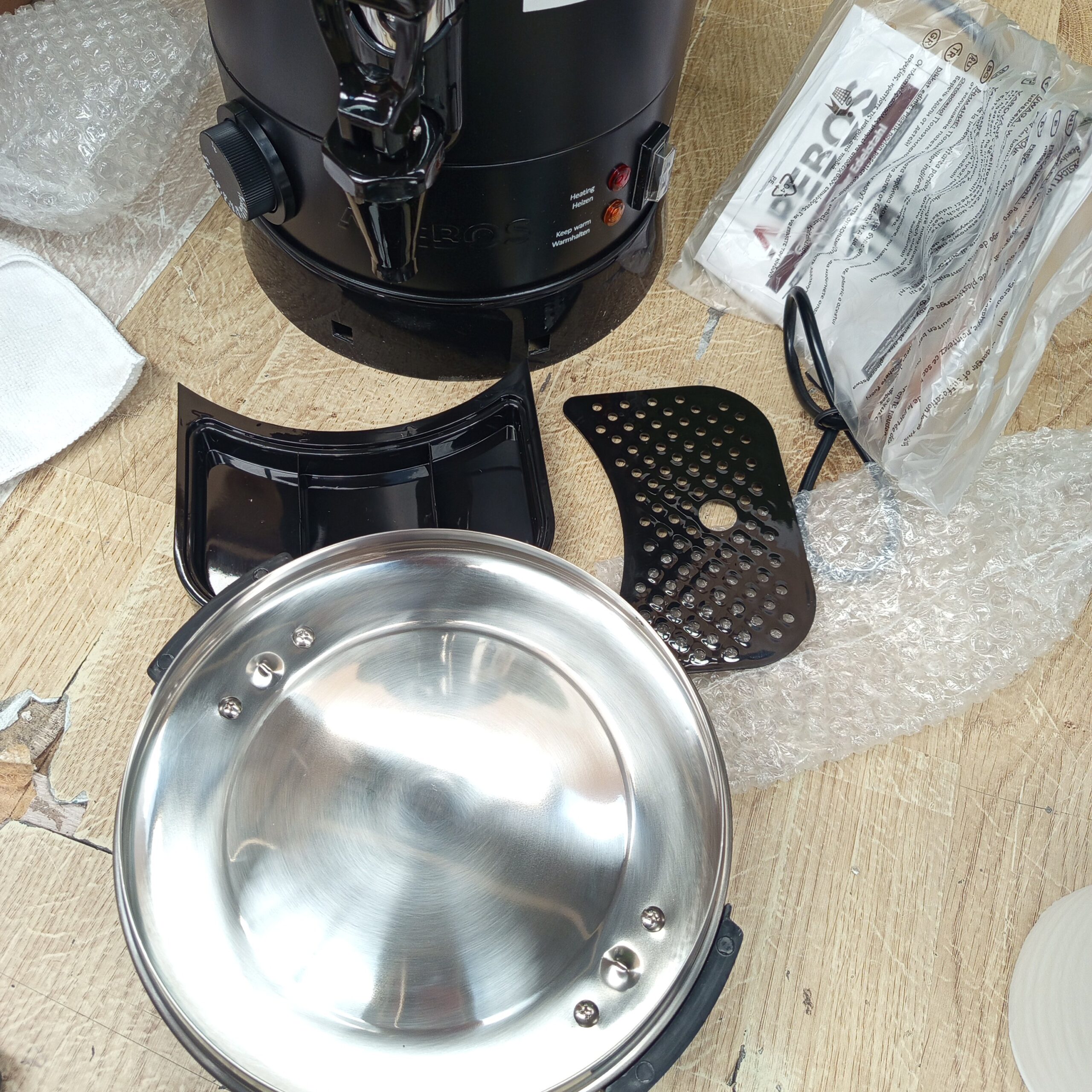 Vinificador de vino caliente 6,8 L - AREBOS - Imagen 5