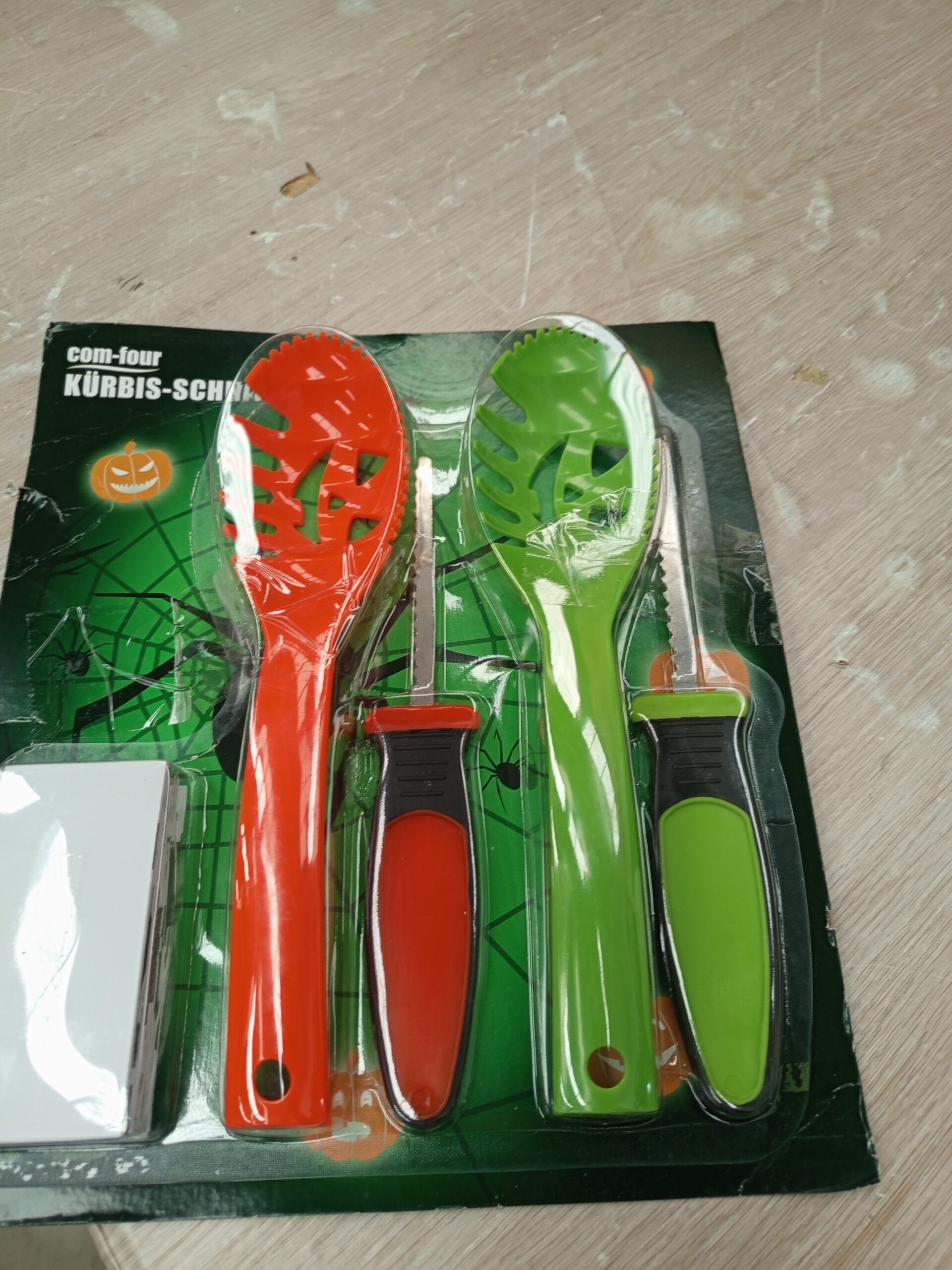 Juego de 2 piezas para tallar calabazas - Imagen 2