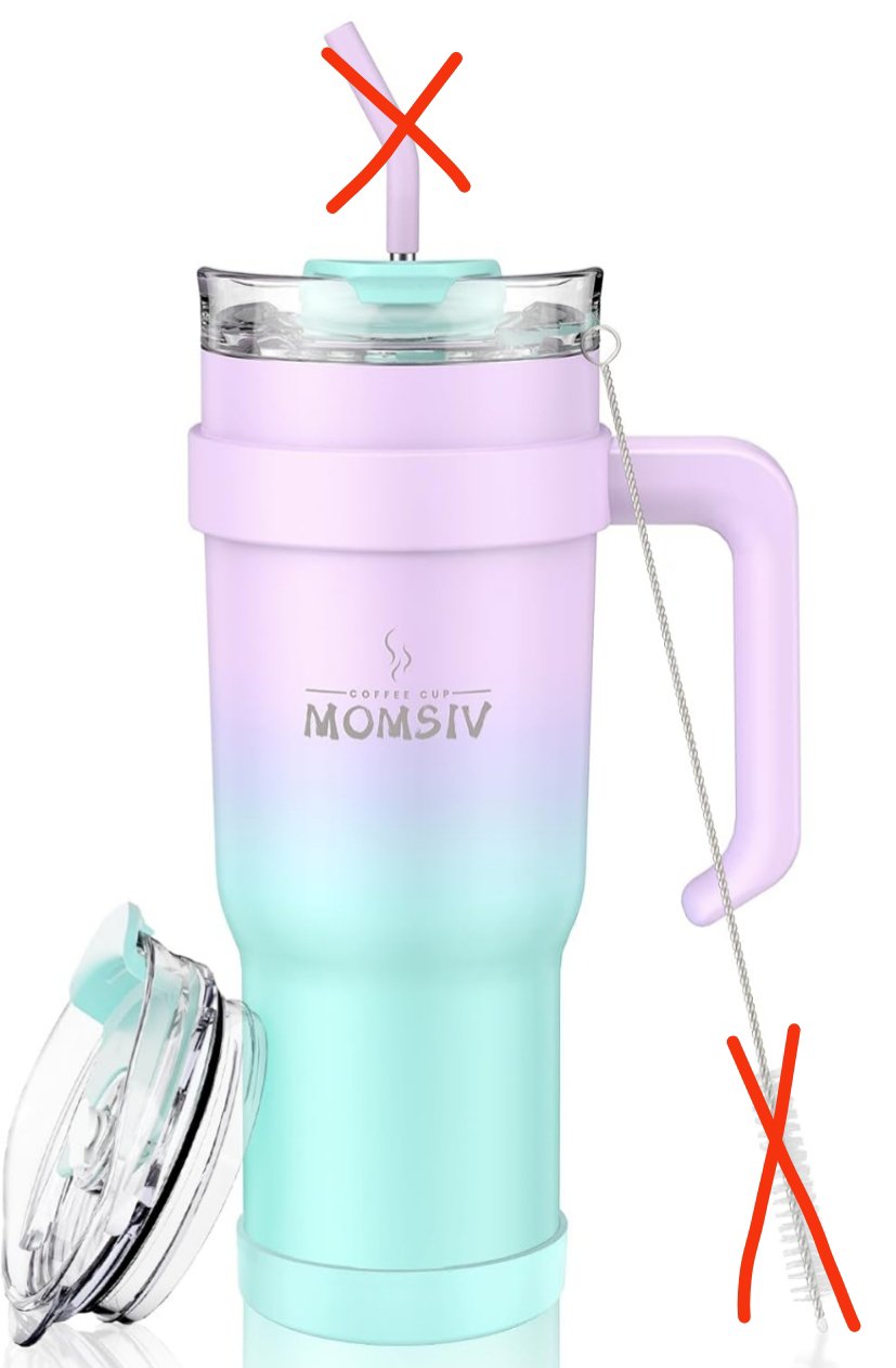 MOMSIV Taza térmica de 40 oz