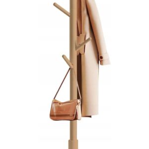 Perchero de madera de pie para ropa