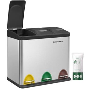 SONGMICS Cubo de Basura de Cocina LTB24L..