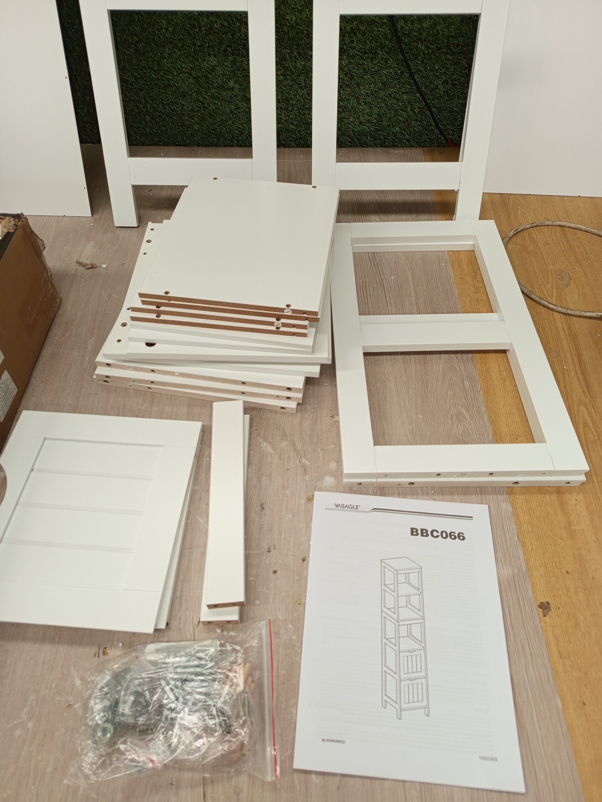 VASAGLE Mueble de Baño BBC66WT. - Imagen 6