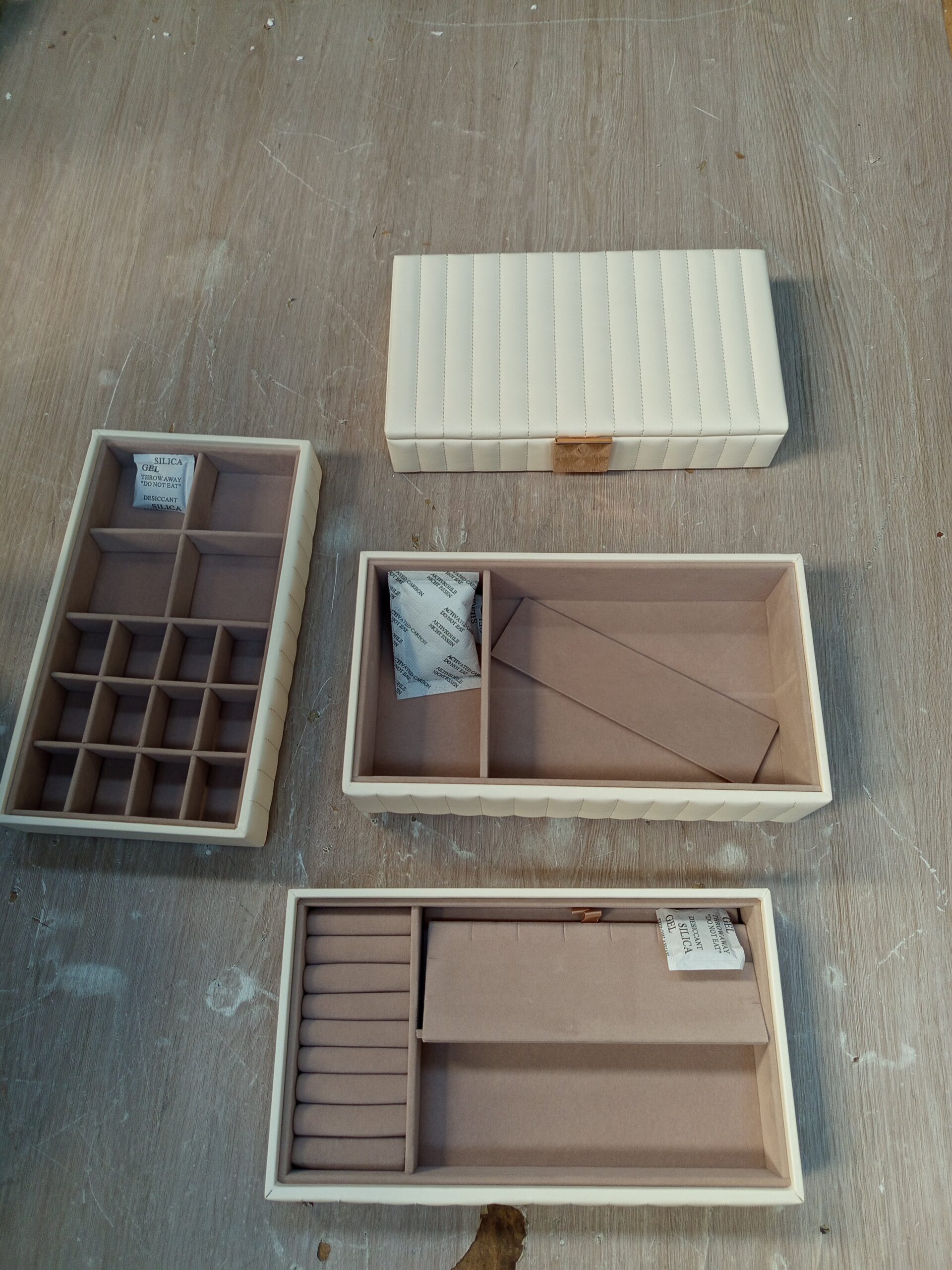 SONGMICS HOME ANAH Colección Caja Joyero Apilable JBC181W01. - Imagen 5