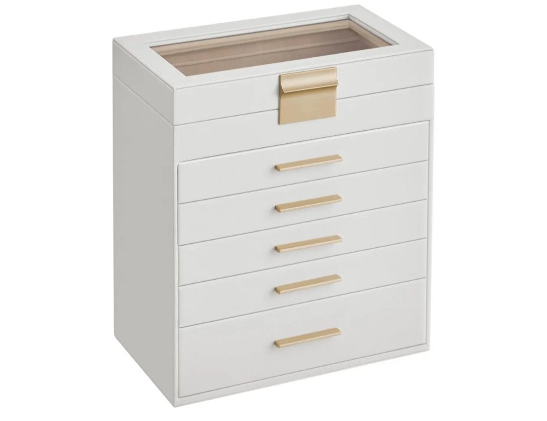 SONGMICS Caja de Joyas JBC171W01 - Imagen 2