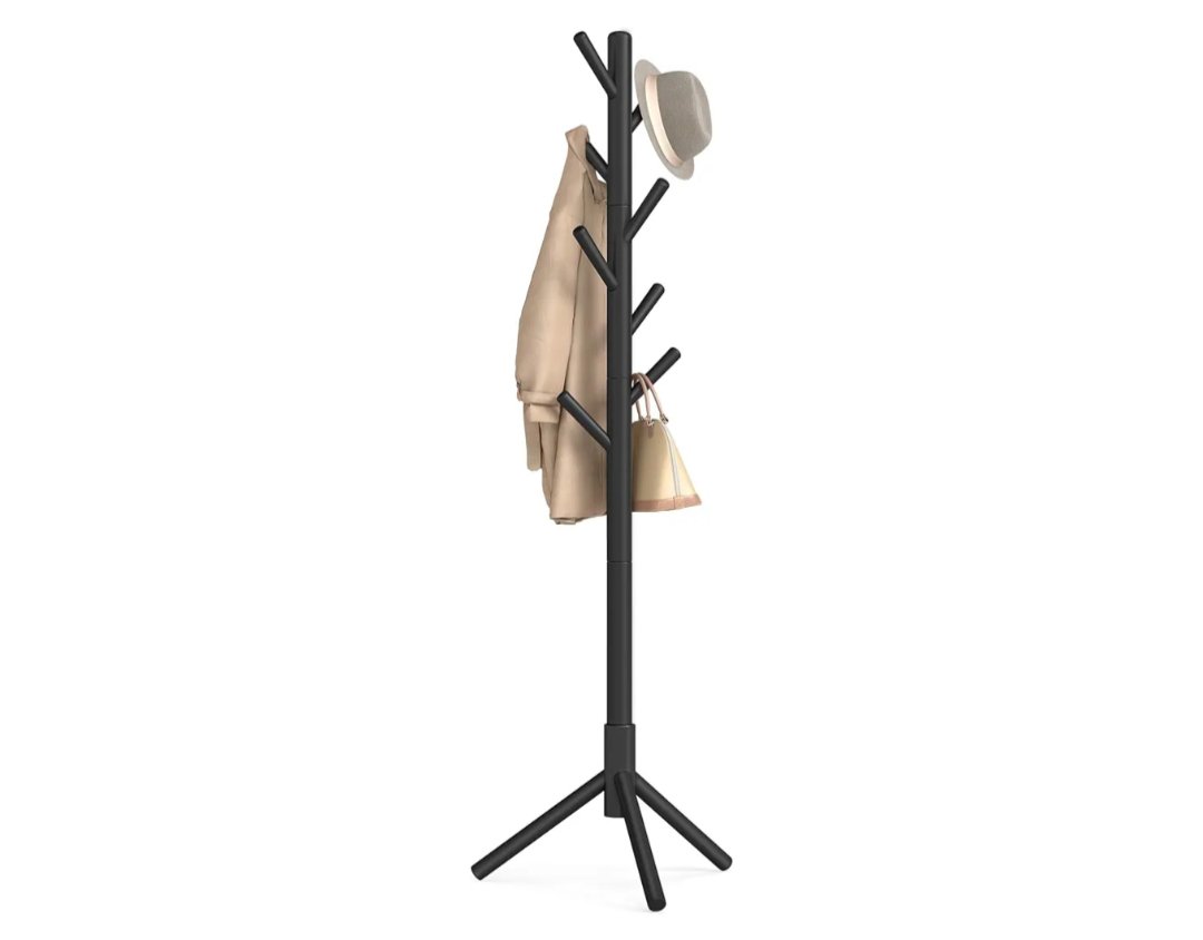 VASAGLE Perchero, Madera Maciza RCR004B01